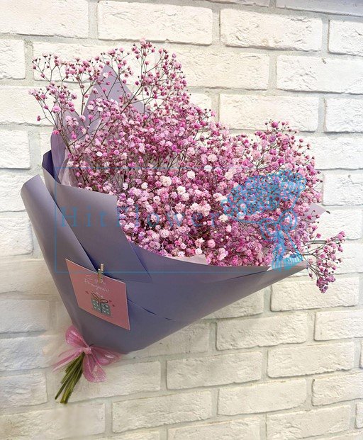 Букет цветов из: Гипсофила